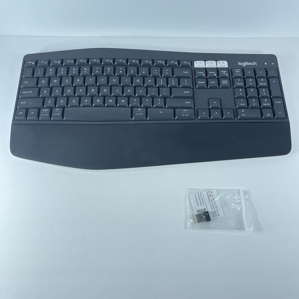 Logitech MK850 Performance Wireless Keyboard Bluetooth w/Unifying Dongle Works!